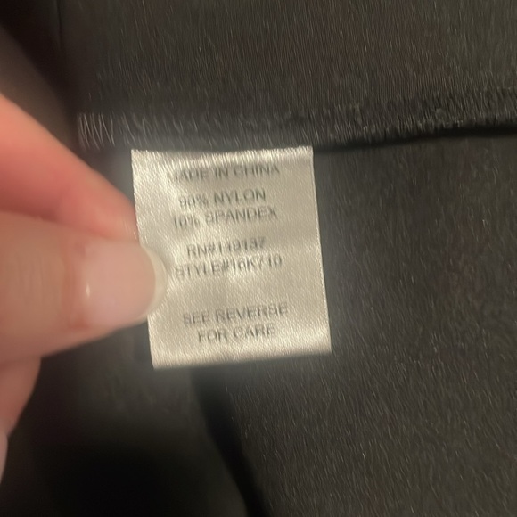 Hyfve size Large faux suede like black dress - Picture 6 of 8